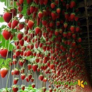 Клубника ампельная Анастасия купить по цене от 370р. в интернет-магазине «Посадика» с доставкой почтой в в Томске и по всей России – [изображение №1].